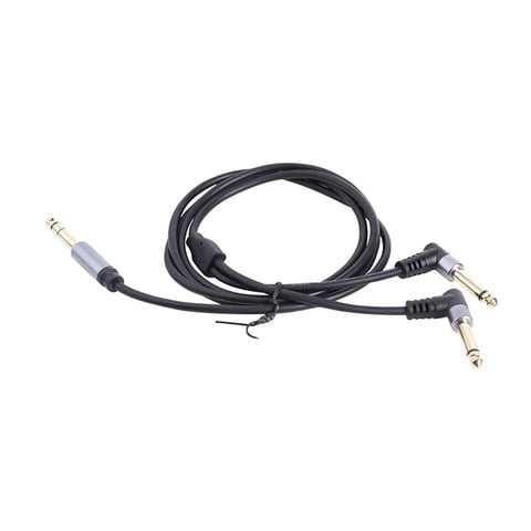 Bothyi - Cable De Inserción De 1/4 6,35 Mm Trs A Doble Ts De 6,35 Mm Para Amplificadores De Tarjetas De Sonido