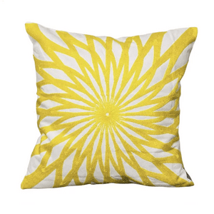 Genérico - Fundas De Cojines Bordadas A Elección 45X45 Diseño 13 Color Blanco