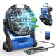 thumbnail image 1 of Ventilador portátil ONLYNEW recargable de 20000 mAh con linterna LED, 1 of 7