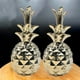 thumbnail image 2 of Set 2 Figuras Piñas Decorativas De Ceramica Adorno Decohogar dorado, 2 of 10