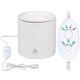 thumbnail image 1 of Calentador eléctrico de velas Julie Ann Home White Leaf Ceramic, 1 of 7