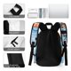 thumbnail image 5 of Rusty Rivets-theme Backpack, Campus style schoolbag Bookbag with Adjustable Shoulder Straps And Large Zip Compartment, Unisex Travel Bags.42x30x15cm, 5 of 6