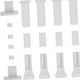 thumbnail image 1 of Accesorios Para Cortinas Kit De Herrajes De Repuesto Para Cortinas Blancas Para Cuartos De Lavado, 1 of 3