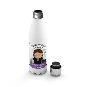 Creango - Botella Agua Termica Aqui Toma La Mejor Administradora De Acero Inoxidable