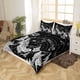 thumbnail image 2 of Christm-as Trees D-u-t Co-ve-r Queen Size Sa-nta Claus- and Snowman Comfort-er Cover with 2 Pillow-case for Te-ens Adults Kids S-tarry Sky Be-dding Set Snow Sc-ene Brea-thable 3 Pieces D-ecorative, 2 of 5