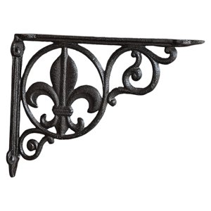 Magideal - Soporte De Estante Resistente Soporte De Pared Soporte Decorativo De Hierro Fijación De Esquina Con Tornillos Para Una Fácil Instalación Para Estilo R