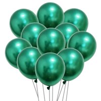 Globos Ztikug De Látex Metálico Verde, 50 Unidades, 25 Cm, Para Fiestas
