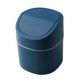 thumbnail image 2 of Cubo De Basura De Escritorio Cubo De Basura Para Escritorio De Sala De Estar Azul Con Tapa Giratoria, 2 of 3