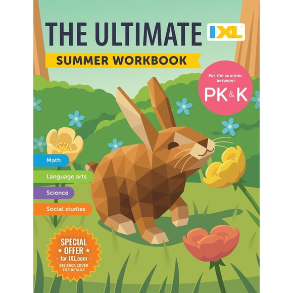 Cuaderno de Trabajo IXL Ultimate Verano Pre-K a Jardín de Infantes