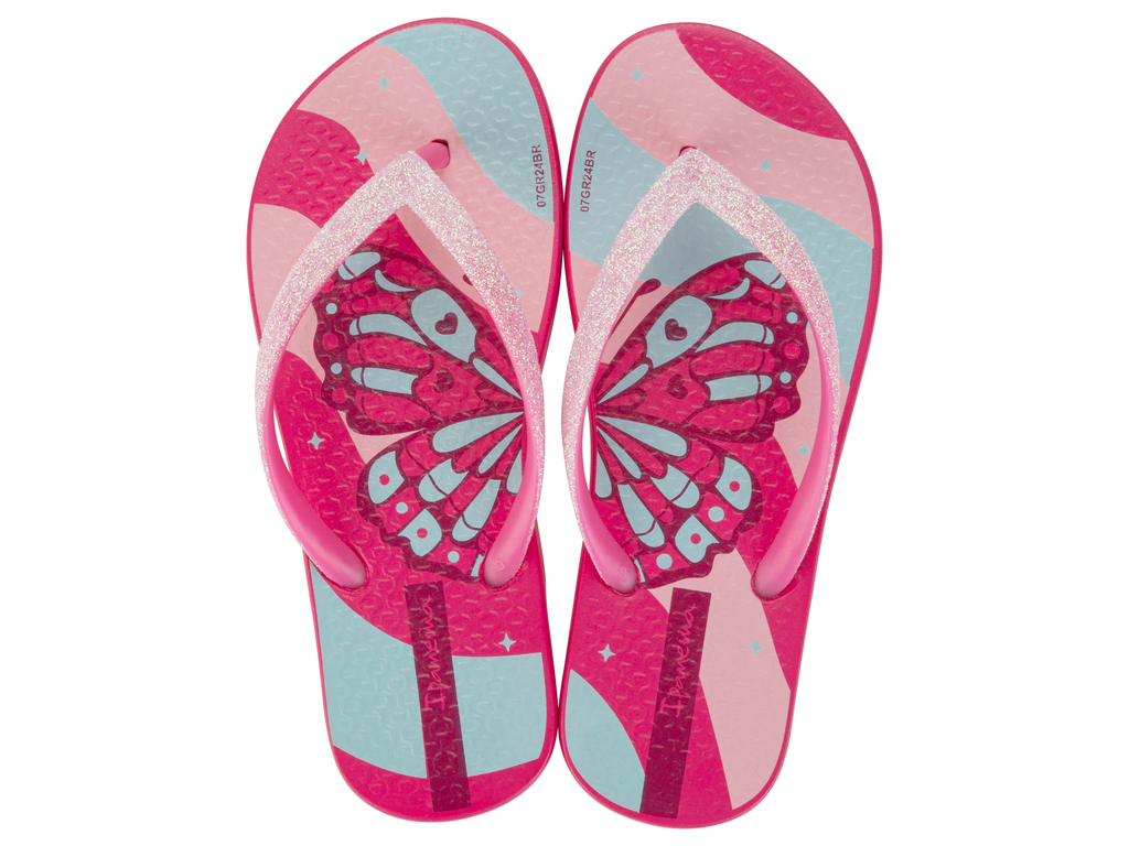 Sandalia Infantil Rosa Garden Shine Ipanema