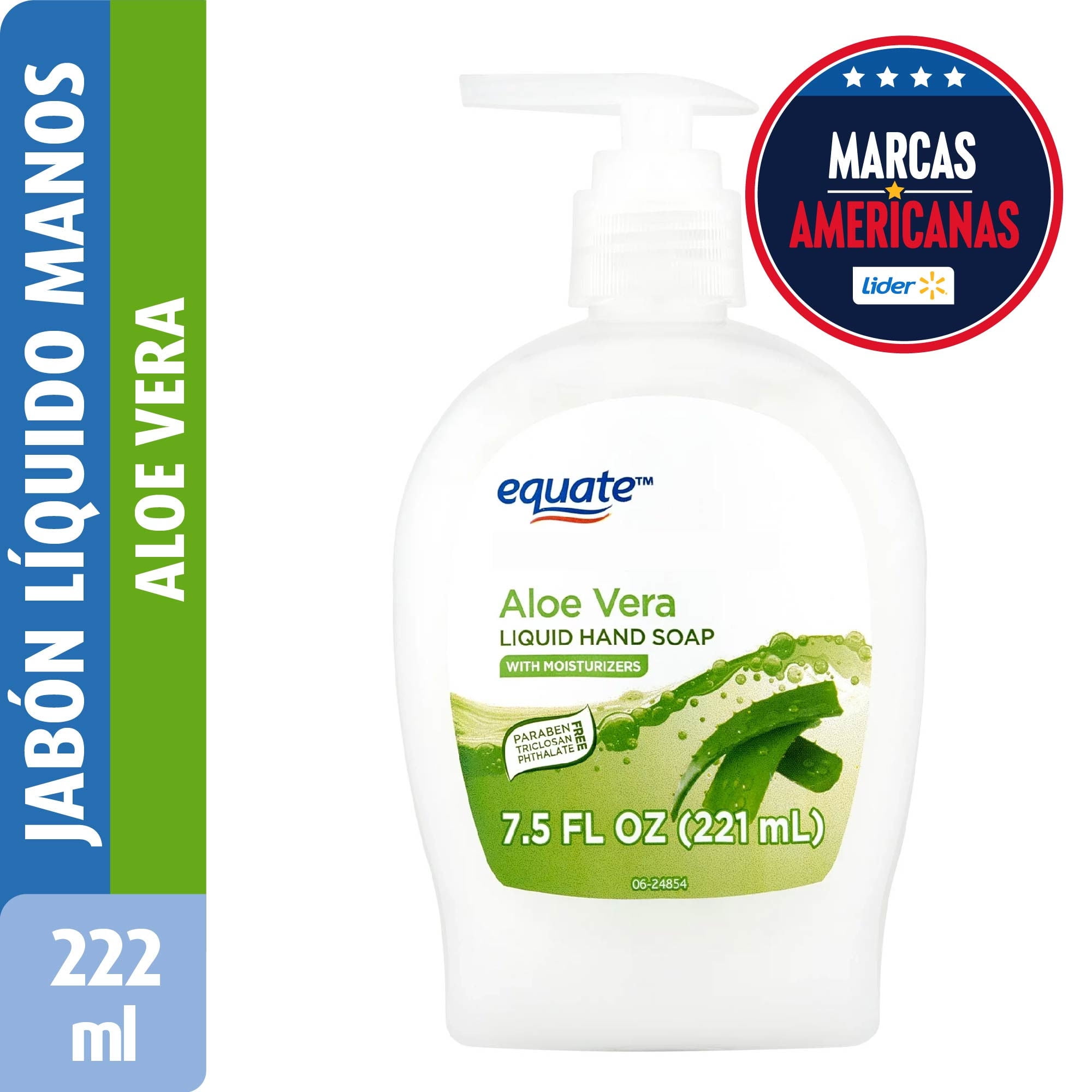 Jabón Líquido Para Manos Aloe 222 ml Equate