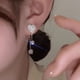 thumbnail image 3 of Stylish Heart-Shaped Tassel Earrings with Full Zircon for Women and Girls - Add a Touch of Personality to Your Look, 3 of 4