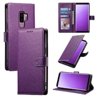 Funda Para Foxdock Samsung Galaxy S9– Cuero Premium, 3 Ranuras Para Tarjetas, Protección Contra Impactos