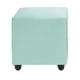 thumbnail image 1 of Pouf Cali 1c Felpa 30 Verde Agua, 1 of 4