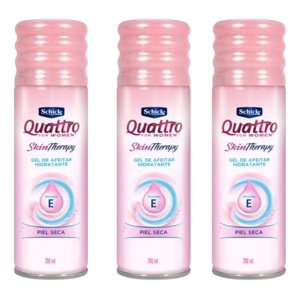 Axe - Gel De Afeitar Hidratante Piel Seca 200Ml Quattro Women X3