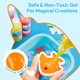 thumbnail image 5 of Kit de manualidades en gel con agua que brilla en la oscuridad de Klever Kits con 12 moldes, 5 of 8