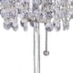 thumbnail image 3 of Lámpara de mesa Benzara Chandelier Crystal Tubular Chrome, 3 of 6