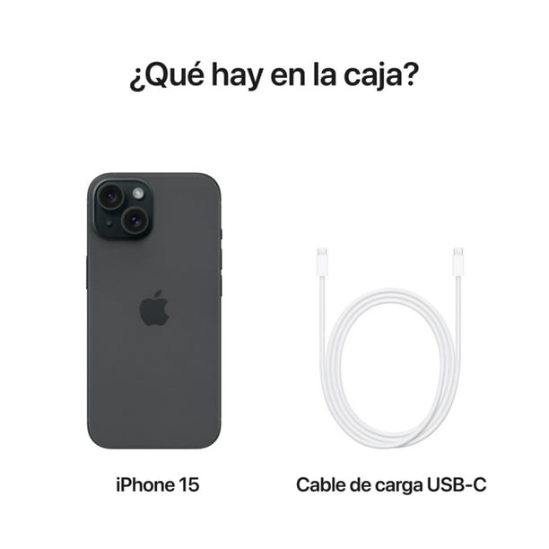 iPhone 15 5G 128GB Negro | Lider