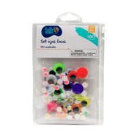 Set Manualidades Ojos Locos 100 Unidades  Hello Hobby