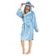 thumbnail image 1 of Bata de baño Disney Lilo and Stitch para mujer, poliéster, color azul, 1 of 3