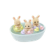 thumbnail image 2 of Epoch Sylvanian Families Triplets Baby Bathtime Set 5707, 2 of 3