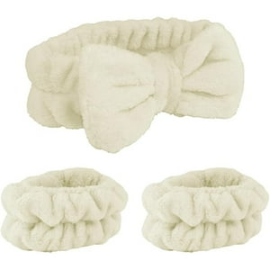 Veatool - Cinturones Y Muñecas Para El Cuidado Facial Y El Maquillaje, Fundas De 3 Piezas, Accesorios Para Fijar El Cabello, Uso De Lavado Facial, Cuidado Facial Y Uso De Maquillaje