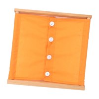 Magideal - Tablero Ocupado De Educación Temprana, Vestido De Aprendizaje, Habilidades Motoras Finas, Tablero De Actividades, Juguete De Viaje, Tablero Sensorial Botón Pequeño