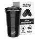thumbnail image 1 of Vaso de fiesta Wyld Gear 454 ml negro con tapa, 1 of 9