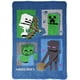 thumbnail image 1 of Manta Jay Franco con iconos de Minecraft 157 x 229 cm, oficial, 1 of 6