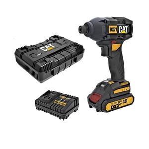 Cat - Atornillador De Impacto 3 Vel. 1/4 Hex. 18V. Li/Ion + 2 Bat.