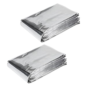 Ioensy - Película Plateada Reflectante De Mylar Para Jardín, Huertos, Invernaderos, Cubierta De Lámina, 2 Uds.