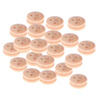 Bothyi - 20 Piezas Bloques De Polea Piezas De Juguete Educativo Fácil De Usar Modelo De Barco Deadeye 8Mm