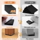 thumbnail image 2 of Protectores de fieltro para muebles BAIPOK, 10 piezas, 20 x 15 cm, adhesivos, negros, 2 of 8