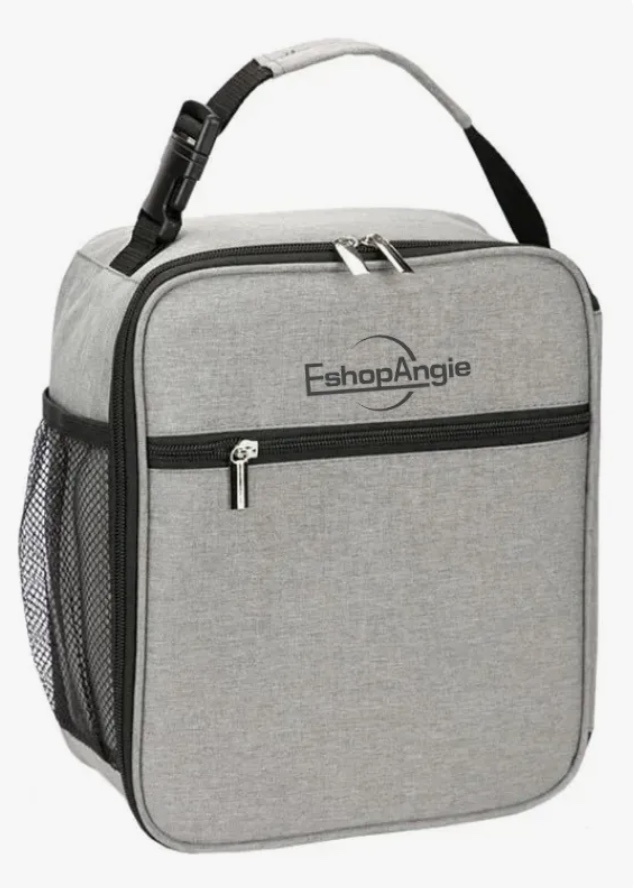 Riqui - Lonchera Térmica Portátil Gris