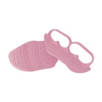 Magideal - 1 Par De Agarres De Levantamiento De Pesas Protectores De Mano Ergonómicos Para Hombres Empuñaduras De Mano De Gimnasio Para Empuñantes De Calistenia Rosa