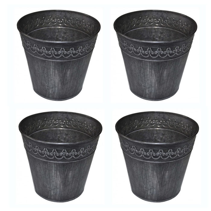 Bric - Macetero Redondo Set De 4