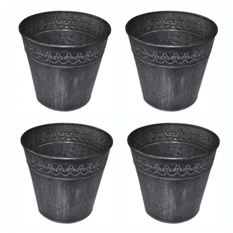 Bric - Macetero Redondo Set De 4