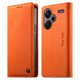 thumbnail image 1 of Funda Billetera de Cuero para [Xiaomi Redmi Note 13 Pro Plus], Bloqueo RFID, Tarjetas y Soporte Naranja, 1 of 5