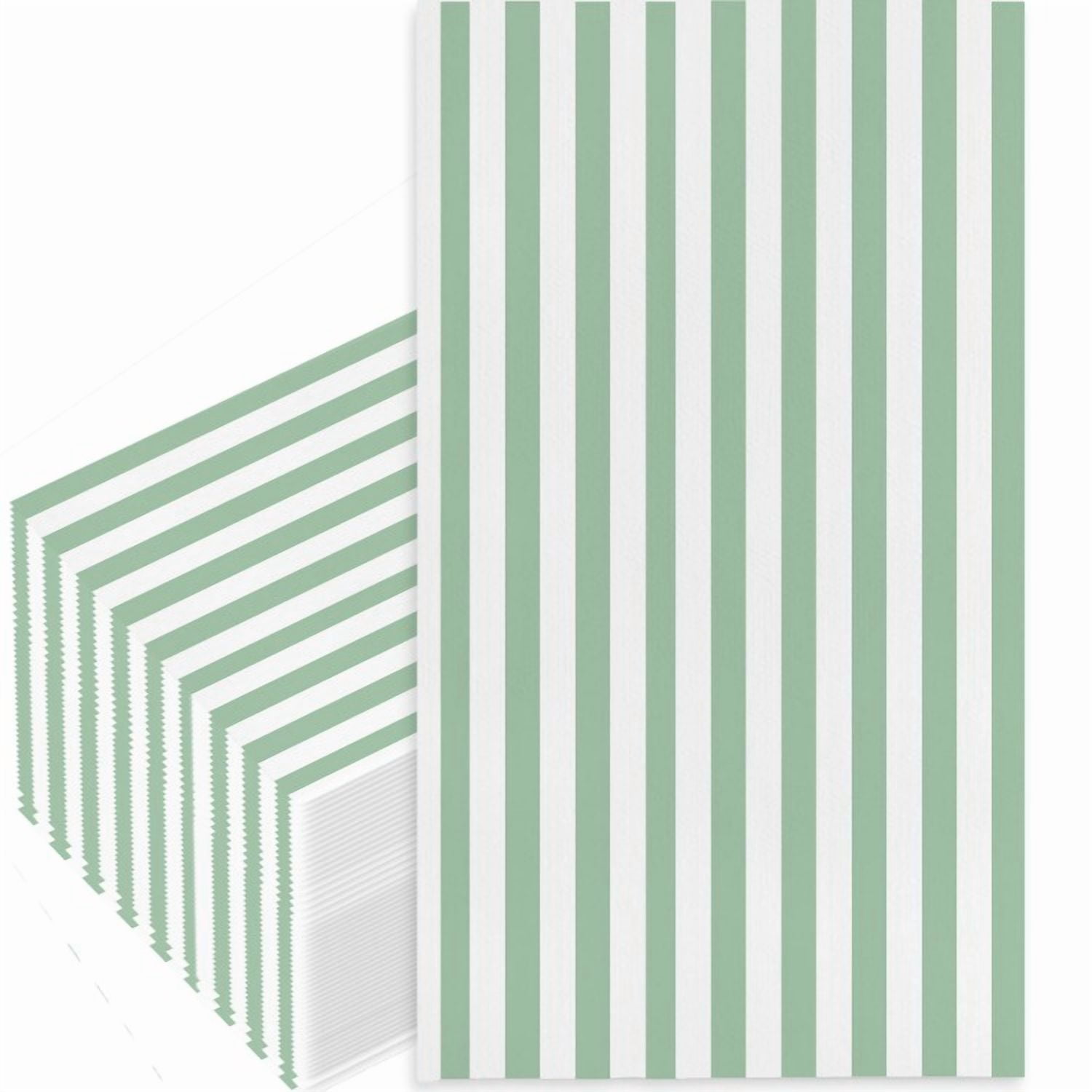 Mantel Rectangular Amelie Estampado / Lineas Verdes – Doral