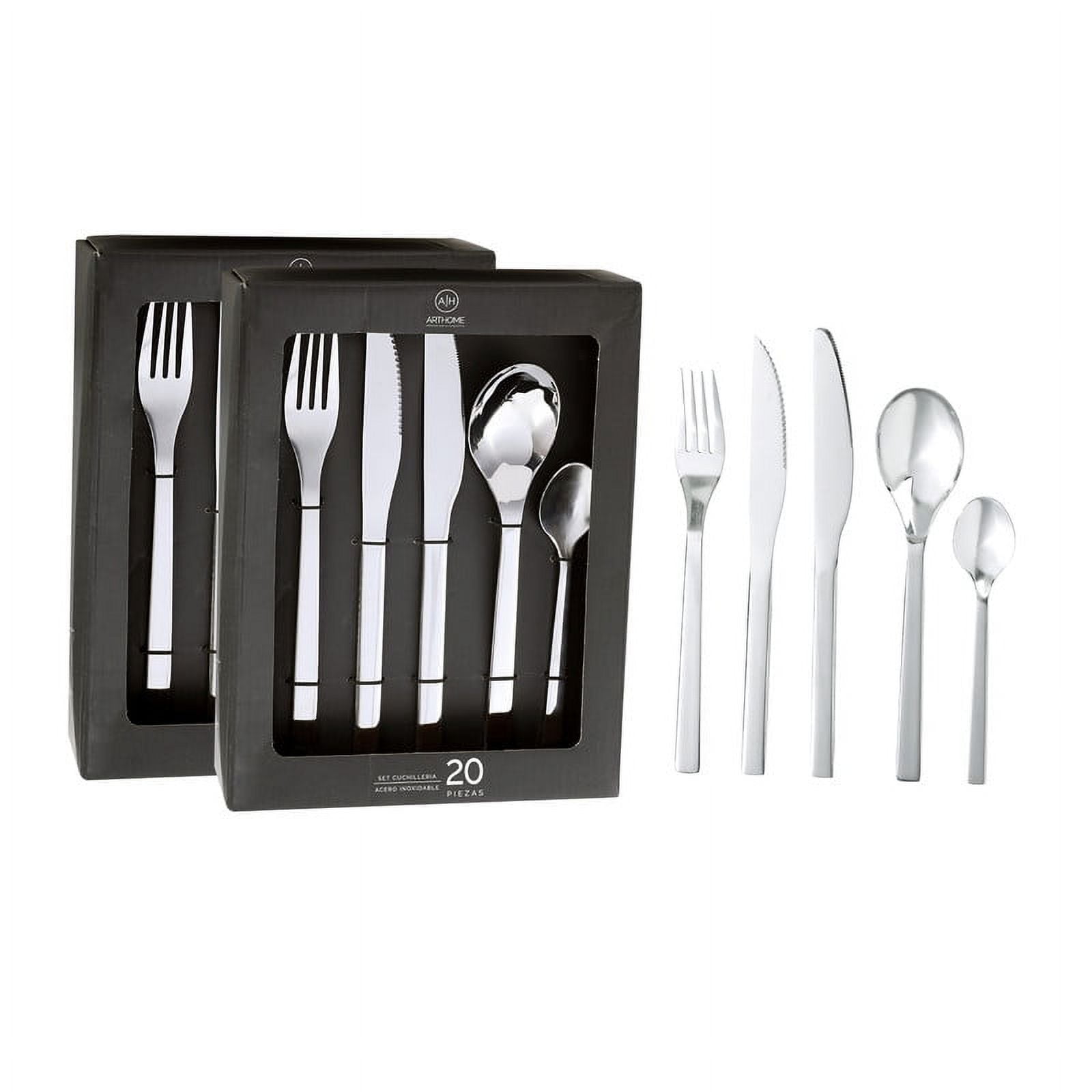 Arthome - Set Cuchilleria 40 Piezas Acero Inoxidable Cuc01