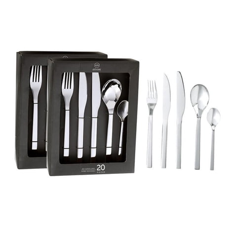Arthome - Set Cuchilleria 40 Piezas Acero Inoxidable Cuc01