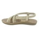 thumbnail image 2 of Sandalia Chalada Mujer Quanta-15 Dorado Plano, 2 of 5