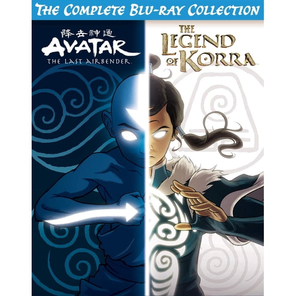 Colección Completa Blu-Ray de Avatar y Korra de Paramount