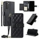 thumbnail image 5 of Funda tipo billetera FOXDOCK para Samsung Galaxy S22 – Tapa abatible con correa para mujer, 5 of 5