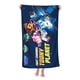 thumbnail image 3 of Robocar Poli Toalla de playa de secado rápido con diseño temático, regalo para mujeres y niñas, ideal para cumpleaños, fans, amantes de la música, uso en la playa o al aire libre, 78 × 150 cm, 3 of 6