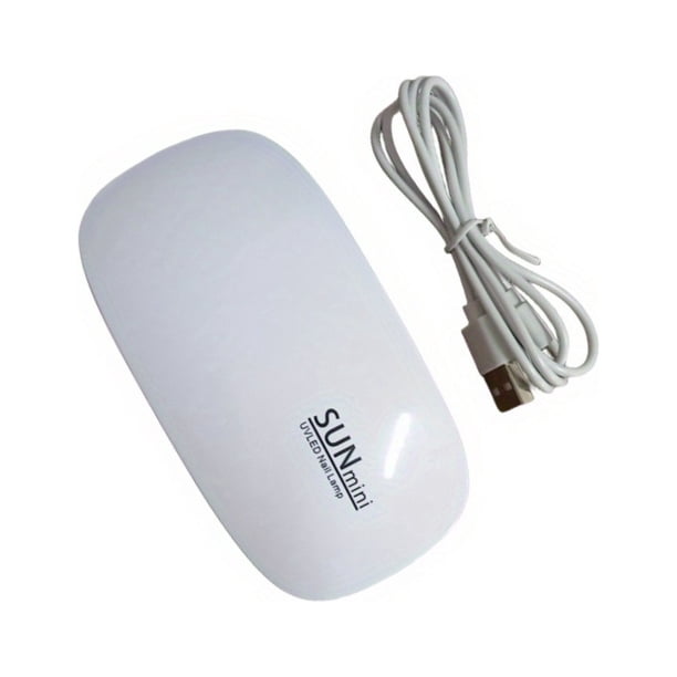 Mini Nail Polish Glue Drying Lamp USB Interface Folding Mini Mouse Light Therapy Lamp LED Nail Enhancement Lamp