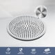 thumbnail image 4 of 1pc Shower Drain Hair Catcher Cover Strainer, Stall Drain Protector Cover, Stainless Steel, 4 of 4