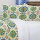 thumbnail image 4 of Colcha Rizzy Home BQ4619 Poliéster 90x92 pulg Amarillo/Verde/Naranja, 4 of 9