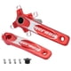 thumbnail image 4 of Juego De Bielas De Bicicleta Universal 170 Mm Juego De Brazos De Biela De Bicicleta Reemplazo De Manivela De Bicicleta Rojo, 4 of 5