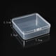 thumbnail image 1 of suxuMhao Caja de Almacenamiento, Paquete de 20 Cajas Cuadradas de Plástico Transparentes, Contenedores de Plástico con Tapas, Contenedores de Plástico Transparentes, Caja de Almacenamiento de, 1 of 4